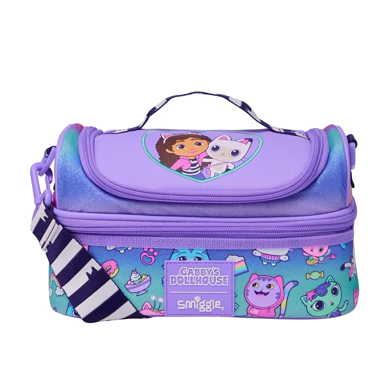 کیف غذا 2 طبقه اسمیگل Smiggle طرح خانه عروسکی گبی