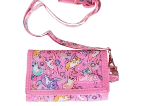 کیف پول بنددار اسمیگل Smiggle طرح گربه پرنده