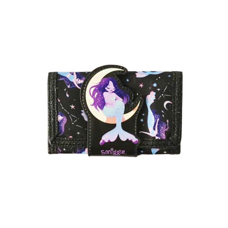 کیف پول بنددار اسمیگل Smiggle طرح ماه و پری دریایی