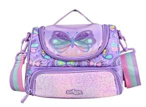 کیف غذا 2 طبقه اسمیگل Smiggle طرح پروانه بنفش