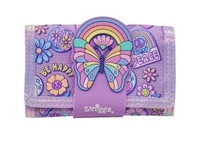 کیف پول بنددار اسمیگل Smiggle طرح پروانه رنگین‌کمانی