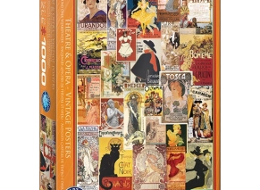 پازل 1000 تکه یوروگرافیکس Eurographics طرح تئاتر و اپرا، پوسترهای قدیمی Theater & Opera - Vintage Posters