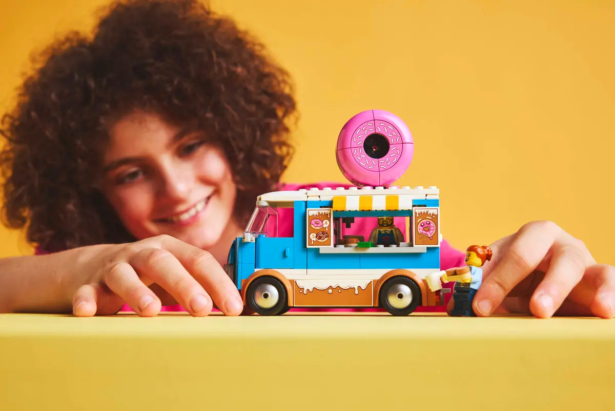 لگو سیتی City مدل 60452 وانت دونات Donut Truck 11