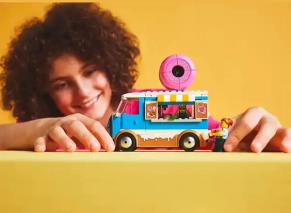 لگو سیتی City مدل 60452 وانت دونات Donut Truck3