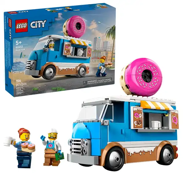 لگو سیتی City مدل 60452 وانت دونات Donut Truck