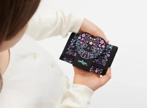 کیف پول Smiggle طرح گربه سیاه