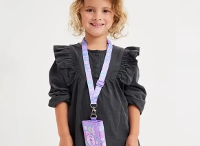 کیف پول Smiggle طرح فانتزی بنفش
