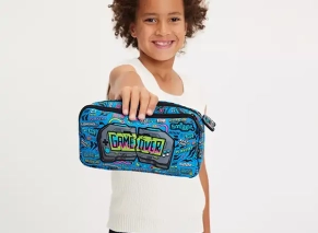 جامدادی دو زیپ اسمیگل Smiggle طرح گیم 1