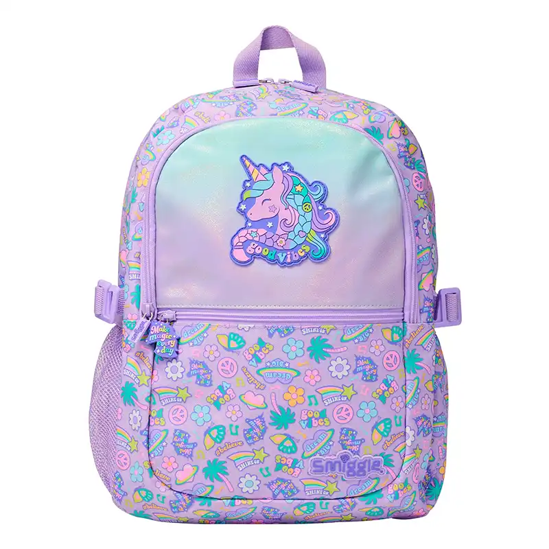 کوله پشتی Smiggle طرح یونی کورن بنفش