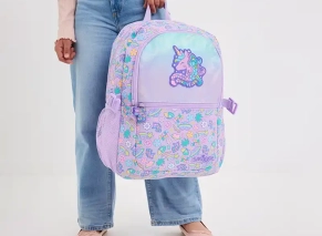 کوله پشتی Smiggle طرح یونی کورن بنفش