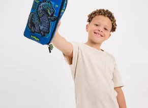 جامدادی دو زیپ اسمیگل Smiggle طرح اژدها 1