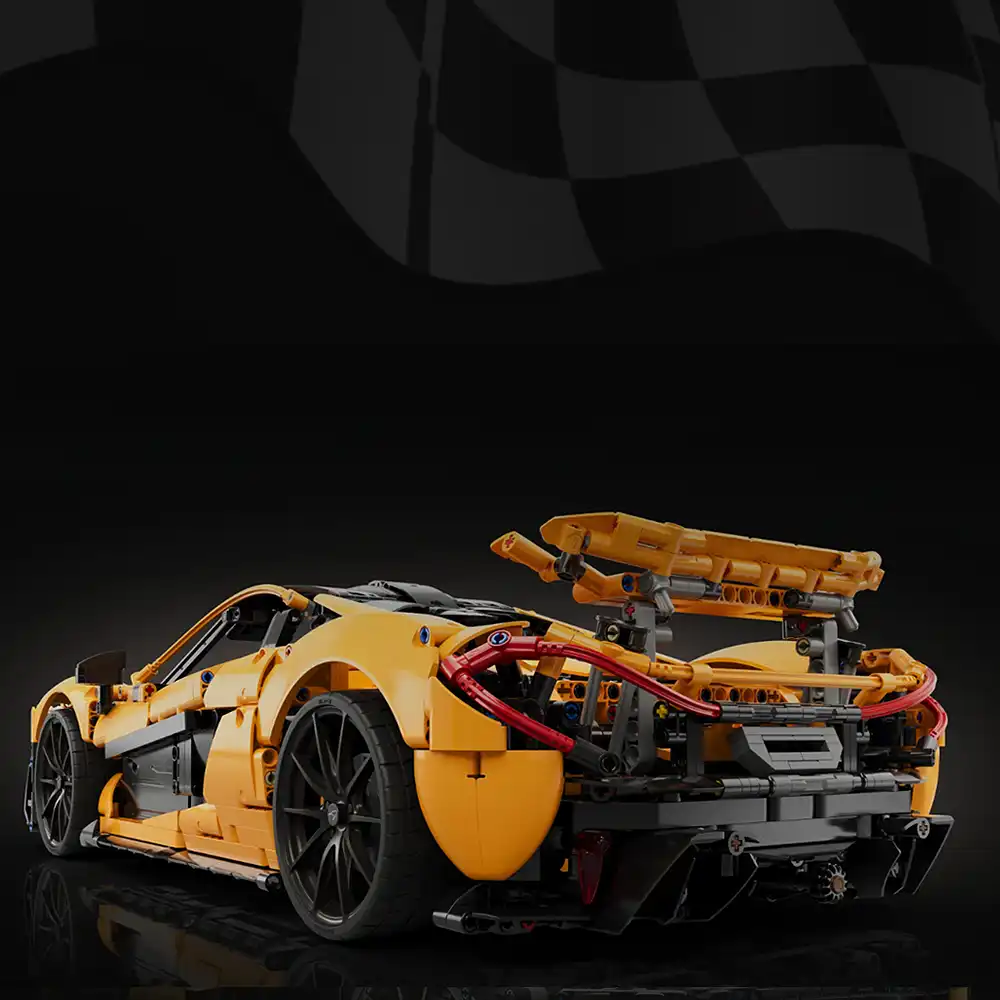 نمای پشت لگو تکنیک مدل 42172 مک‌ لارن McLaren P1