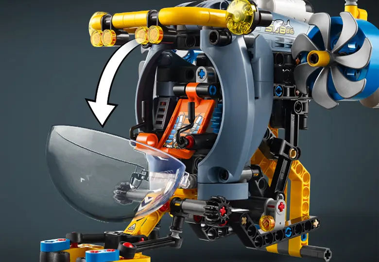 لگو تکنیک technic مدل 42201 زیردریایی تحقیقاتی اعماق دریا 3
