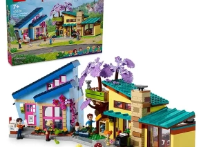 لگو فرندز مدل 42620 خانه‌های خانواده‌ی اولی و پیزلی