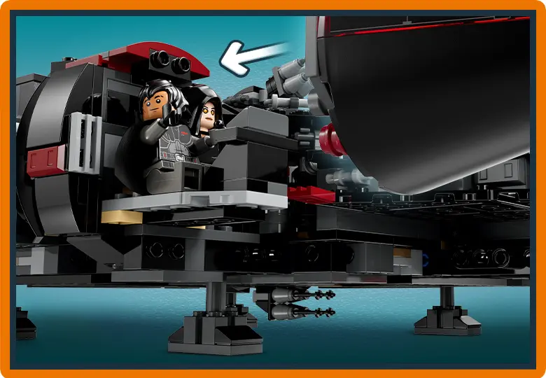 لگو استار وارز 75389 فالکون مشکی The Dark Falcon