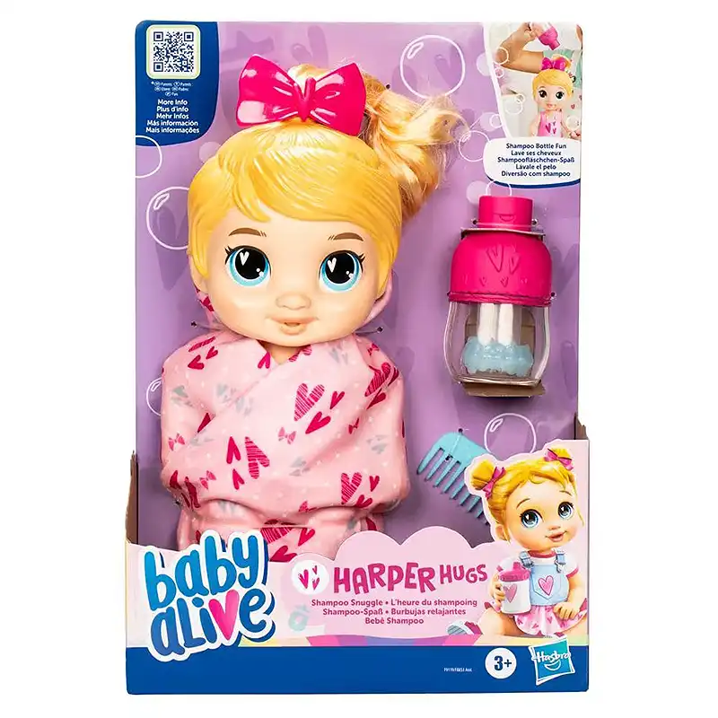 عروسک Baby Alive مدل Shampoo Snuggle Harper