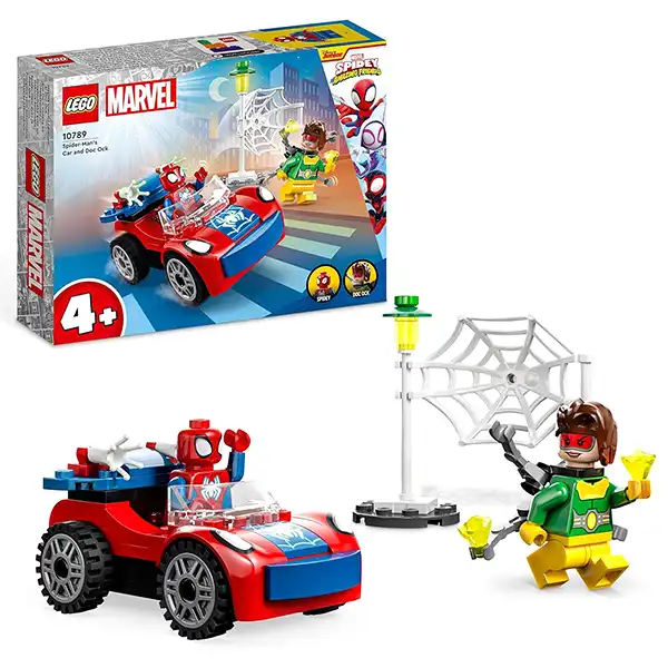 لگو مارول مدل 10789 ماشین مرد عنکبوتی و داک اوک