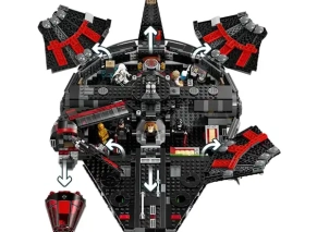لگو استار وارز مدل 75389 سفینه میلینیوم فالکون مشکی The Dark Falcon 5