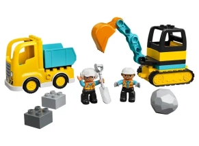 Truck & Tracked Excavator لگو