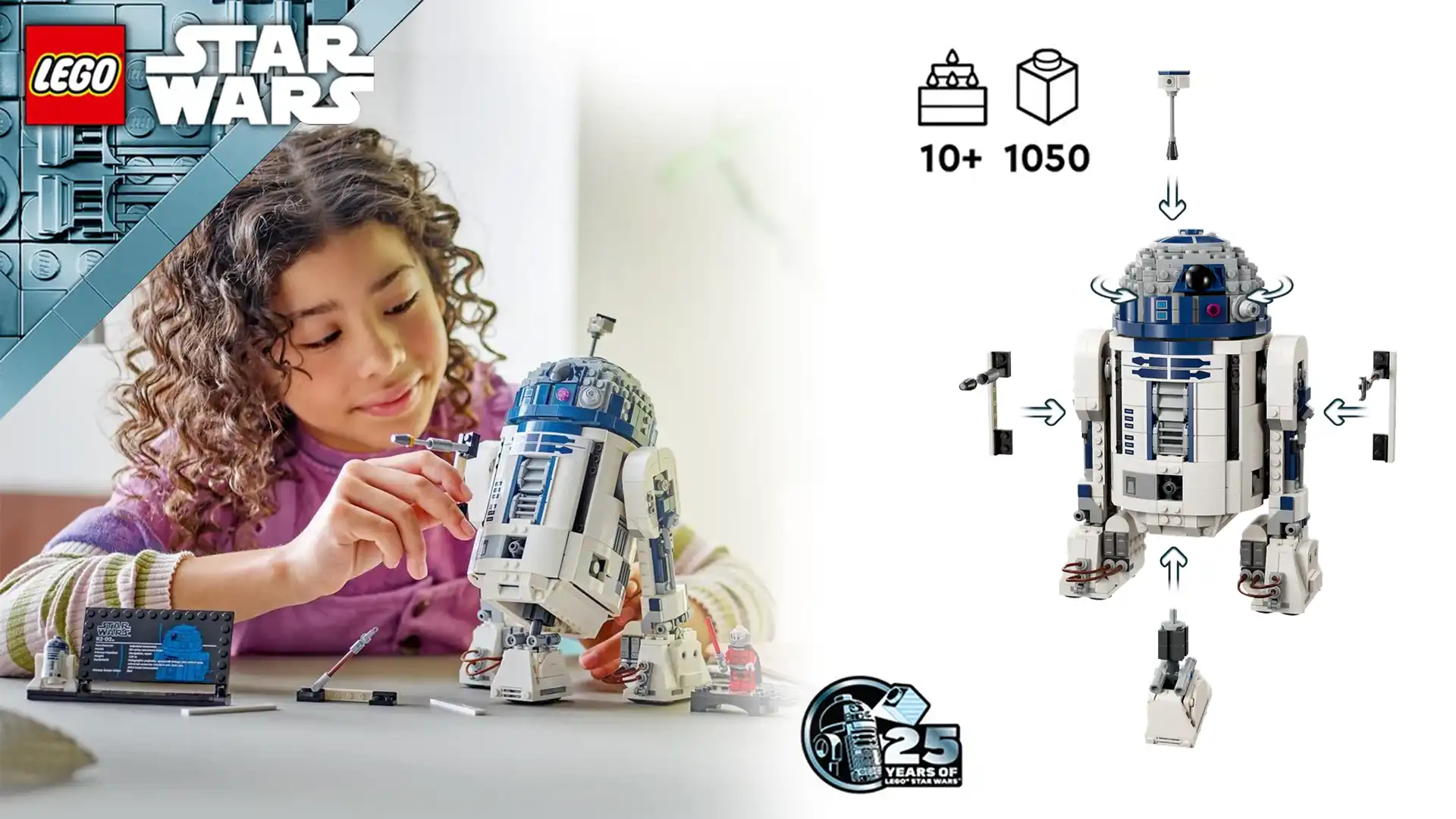 لگو استار وارز مدل 75379 دروید R2-D2 3
