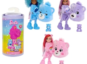  عروسک‌ باربی سوپرایزی چلسی با لباس خرسی از سری Barbie Cutie Reveal Care Bears Series