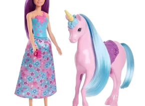 عروسک باربی و یونیکورن فانتزی از سری Fantasy Doll Assortment