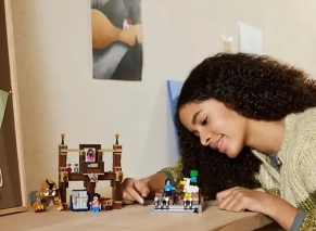  لگو ماینکرفت مدل 21272 رینگ مبارزه عمارت جنگلی