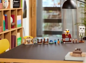 لگو ماینکرفت مدل حمله به روستای بالون ارواح