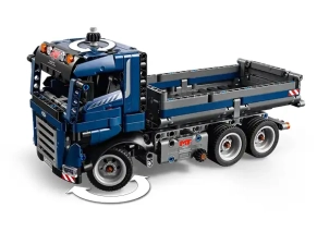 قابلیت چرخش چرخ های لگو تکنیک مدل 42203 کامیون کمپرسی Tipping Dump Truck