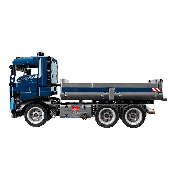 نمای بغل لگو تکنیک مدل 42203 کامیون کمپرسی Tipping Dump Truck