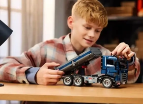 ابعاد لگو تکنیک مدل 42203 کامیون کمپرسی Tipping Dump Truck