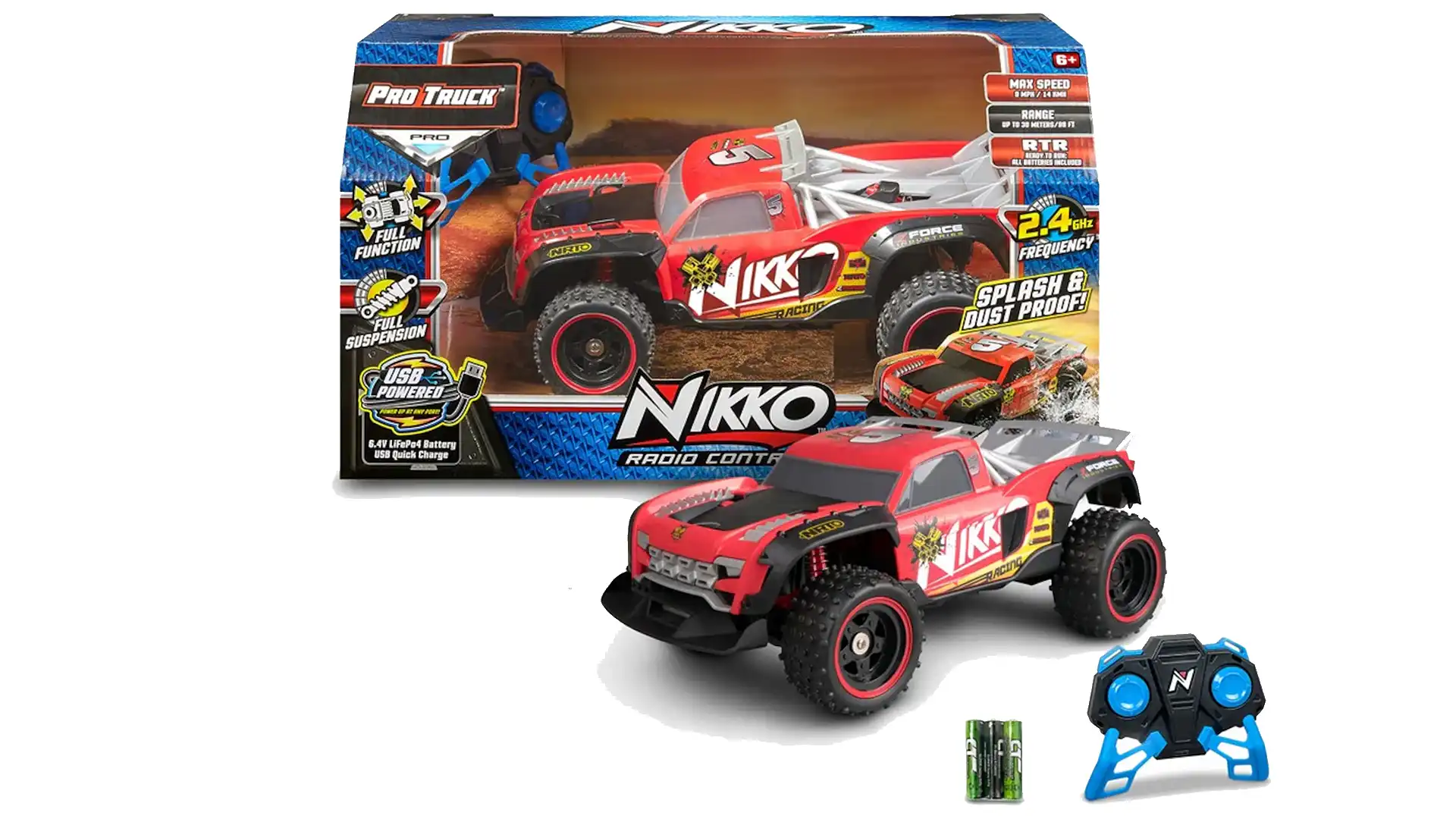 ماشین کنترلی نیکو مدل Pro Truck-Red