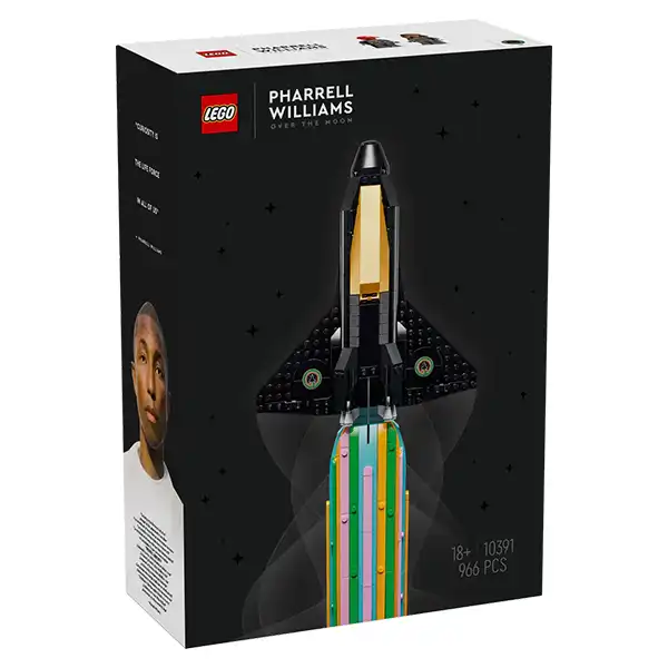 لگو آیکونز icons مدل 10391 بر فراز ماه با فارل ویلیامز