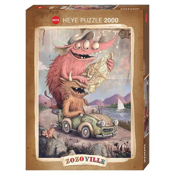 پازل 2000 تکه هیه طرح «جاده پر پیچ و خم» (Road Trippin)