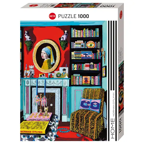 پازل 1000 تکه HEYE طرح اتاقی با تابلو ورمیر