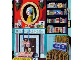 پازل 1000 تکه HEYE طرح اتاقی با تابلو ورمیر 1