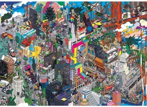 پازل 1000 تکه هیه طرح جستجوی سان فرانسیسکو 1