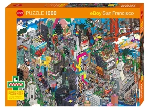 پازل 1000 تکه هیه طرح جستجوی سان فرانسیسکو