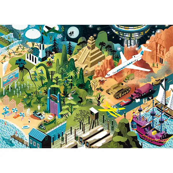 پازل 1000 تکه هیه HEYE طرح فیلمهای اسپیلبرگ