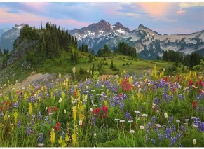 پازل دو هزار قطعه هیه طرح کوههای تاتوش