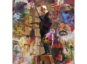 پازل 1000 تکه هیه طرح کرم کتاب 1