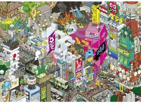 پازل 1000 تکه هیه HEYE طرح جستجوی توکیو