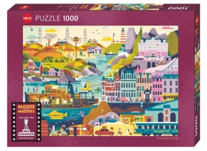 پازل 1000 تکه HEYE طرح فیلمهای وس اندرسون