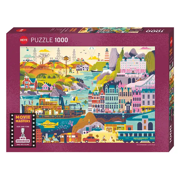 پازل 1000 تکه HEYE طرح فیلم‌های وس اندرسون