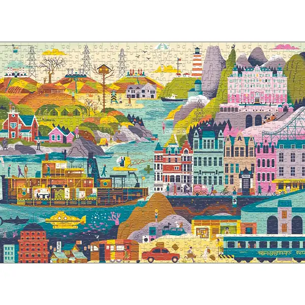 پازل 1000 تکه هیه HEYE طرح فیلمهای وس اندرسون