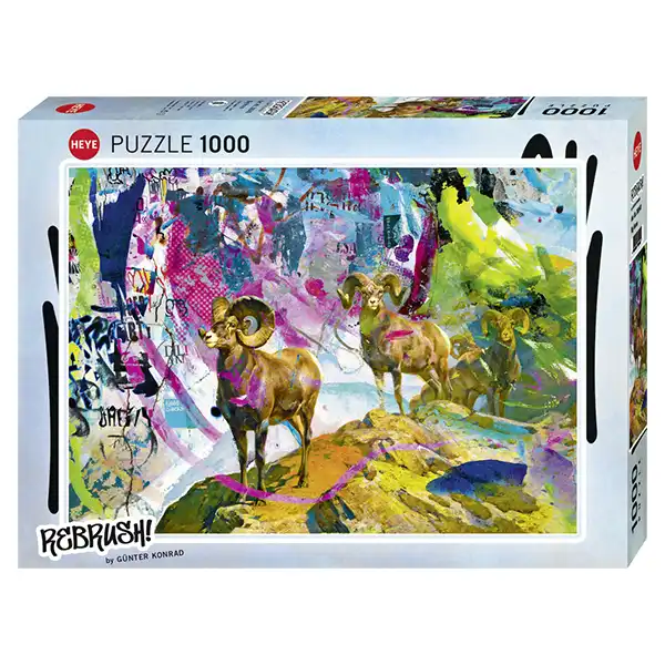 پازل 1000 تکه هیه طرح «شاخ‌های بزرگ» (Big Horns)