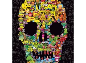 پازل 1000 تکه هیه HEYE طرح جمجمه خلاقانه