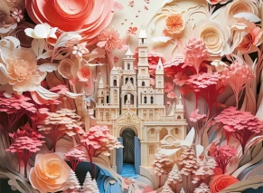 پازل 1000 تکه هیه HEYE طرح قلعه سفید