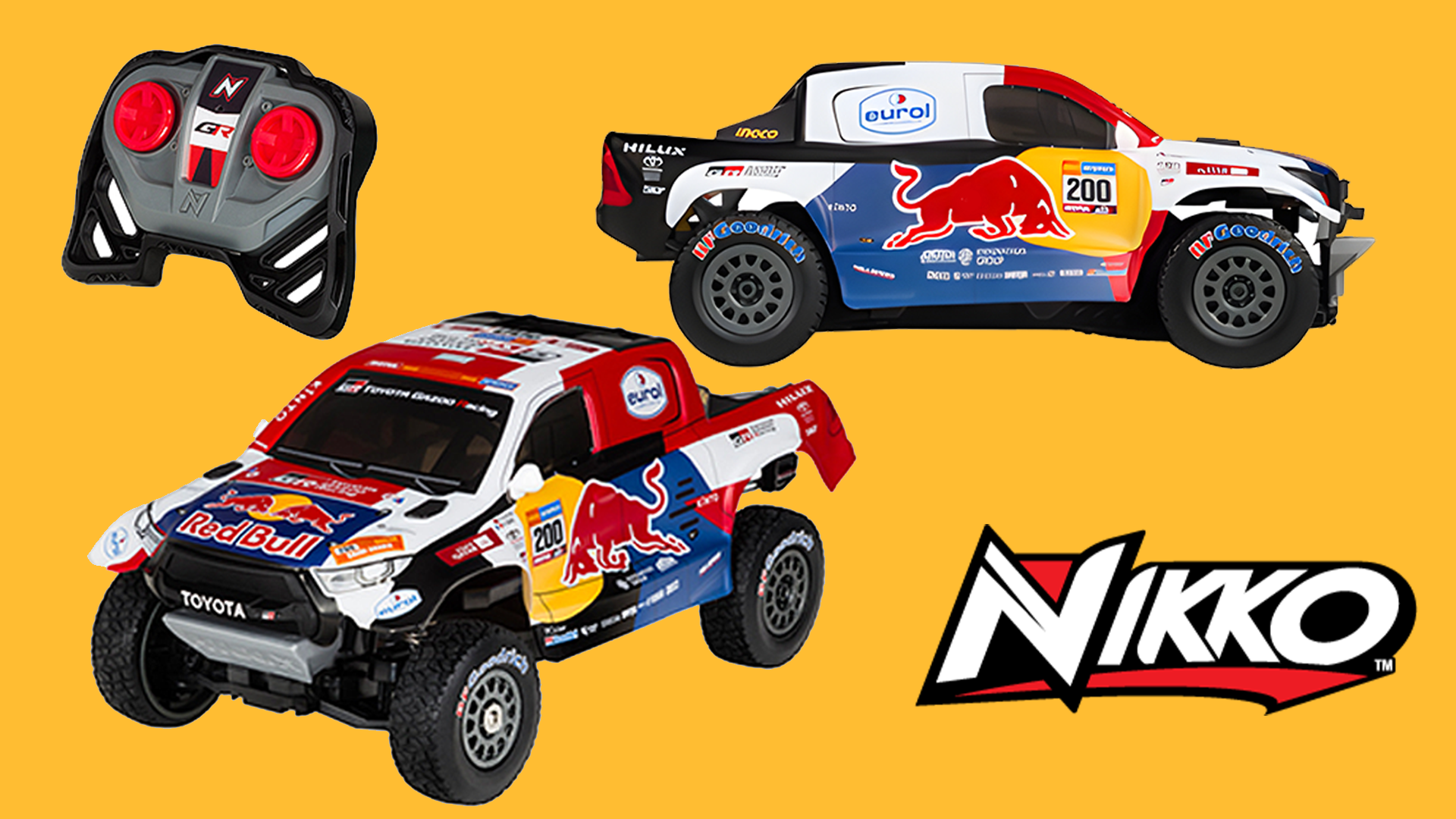 بنر ماشین کنترلی نیکو مدل TOYOTA GAZOO Racing