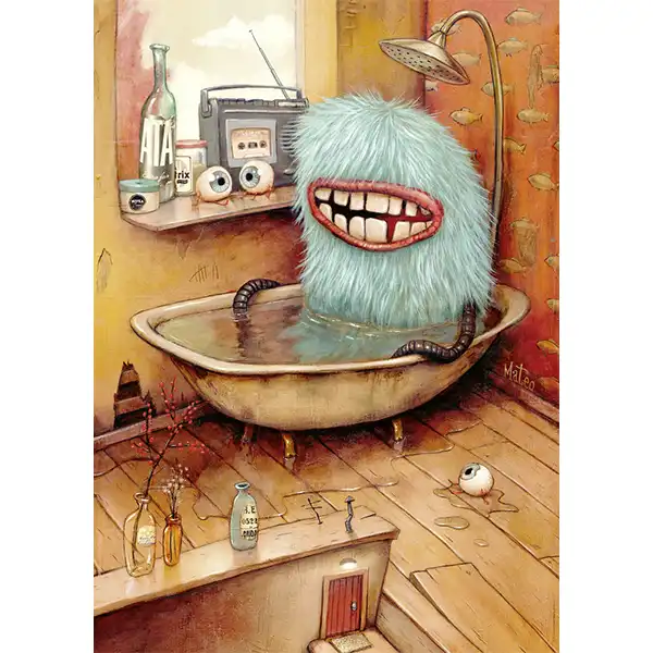 پازل 1000 تکه هیه heye طرح وان حمام